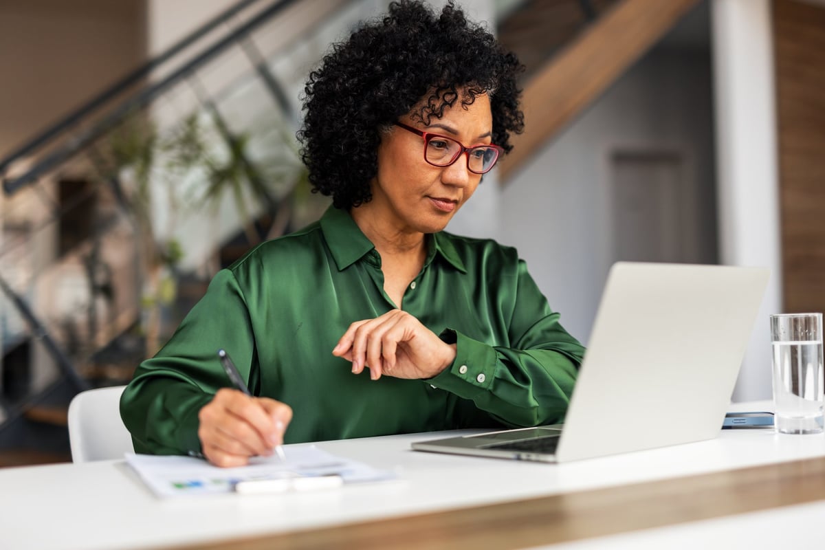 Professional woman working